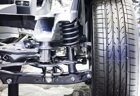 Suspension system including a tire